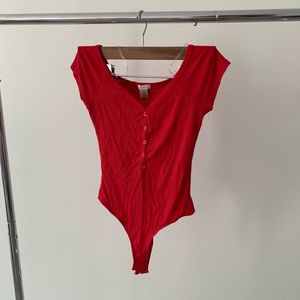 Off the shoulder bodysuit